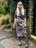 Chunky sequin skirt (Silver)