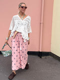 Mosaic printed trousers