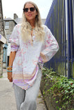 Lilac floral tunic