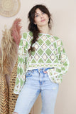 Diamond crochet top