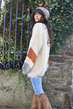 Stripe sleeve jumper