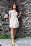 Peasant long line blouse