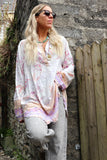 Lilac floral tunic