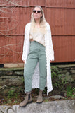 Long crochet kimono cardigan