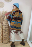 Aztec tassel coatigan