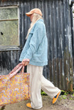 Barrel leg jeans (Cream)
