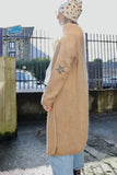 Star applique long cardigan