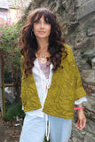 Quilted olive jacket