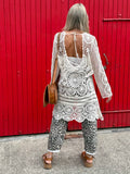 Circle crochet tunic
