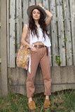 Copper mom jeans