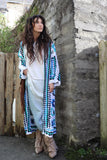 Long granny square cardigan
