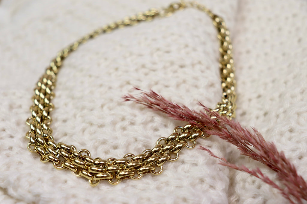 Chunky chain necklace (Gold)