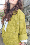 Quilted olive jacket