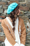 Wool beret (Aqua)