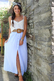 Blue stripe skirt