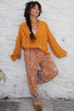 Open knit cardigan (Mustard)