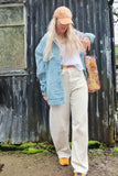 Barrel leg jeans (Cream)