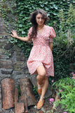 Floral chiffon dress