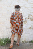 Cotton floral kimono