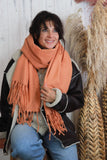Tassel scarf (Apricot)