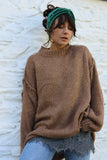 Slouchy knit jumper (cinnamon)
