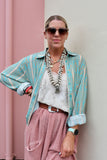 Diamond silky shirt