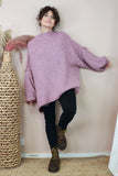 Polo neck jumper (Mauve)