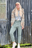 Khaki joggers