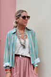 Diamond silky shirt