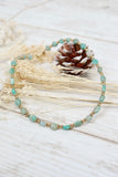 Amazonite beaded necklace