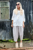 Crochet longline top