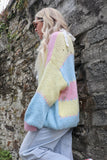Pastel whip stitch cardigan