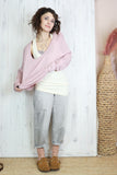 Light pink layered sweater