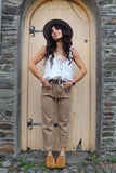 Desert tan  mom jeans