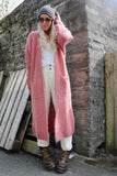 Long soft knit cardigan (Rose)