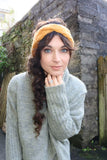 Cable knit headband (Mustard)