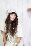 Stripe beanie (Grey)