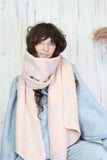 Houndstooth scarf (Light Pink)