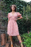 Floral chiffon dress