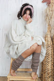 Knit leg warmers (Taupe)