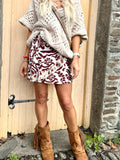 Fringe suede ankle boots