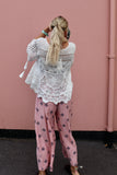 Mosaic printed trousers