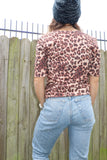 Leopard print tee