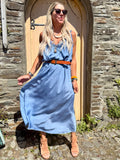Silky Lace trim dress