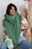 Soft knit scarf (Sage green)