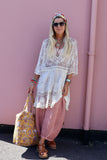 Floral lace tunic (Ecru)