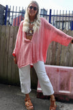 Pink linen Blouse