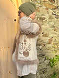 Embroidered knit gilet