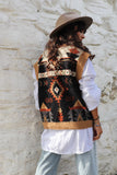 Aztec knit vest
