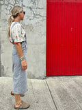 Grey dress overalls